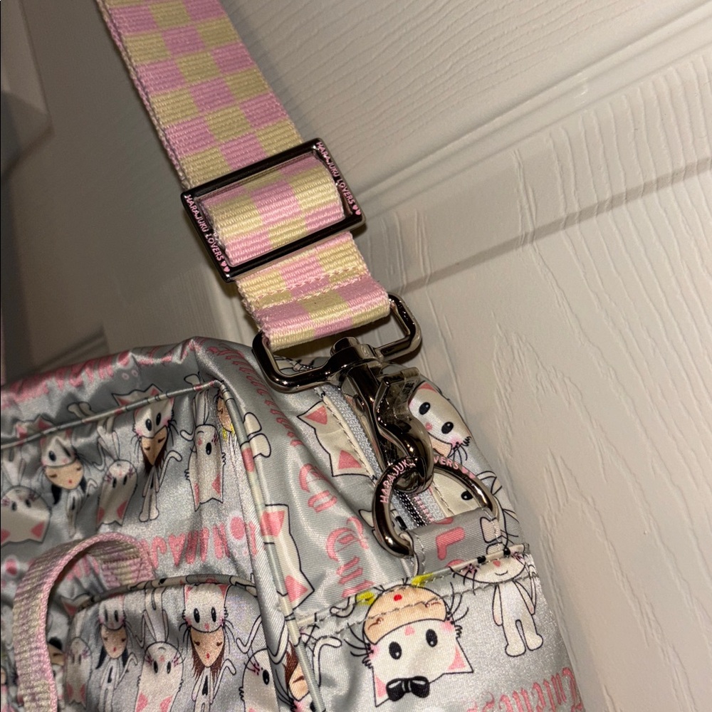 Harajuku Lovers POPPIN Meow Madness school work travel Bag Purse Tote - Picture 3 of 9